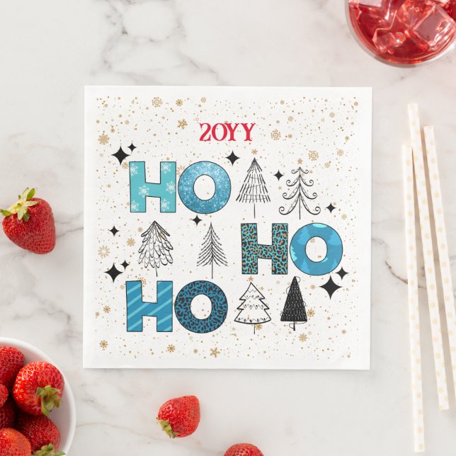 Santa Claus Customise Napkin (Insitu)