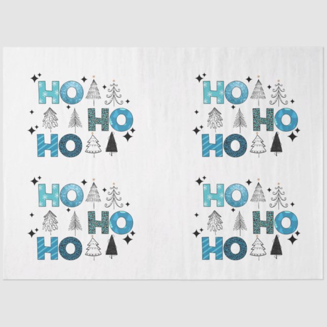 Santa Claus Customise Tissue Paper (Front)