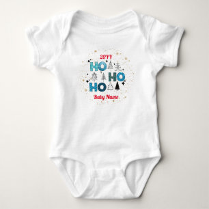 Santa Claus Customize Baby Bodysuit