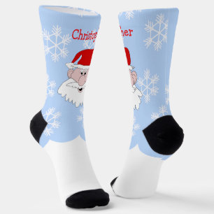 Santa Claus Design Christmas Socks