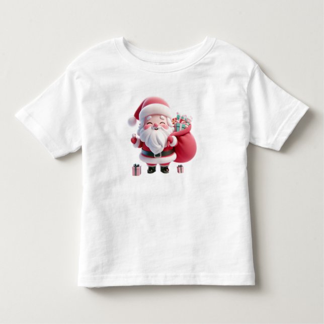 Santa claus design toddler T-Shirt (Front)