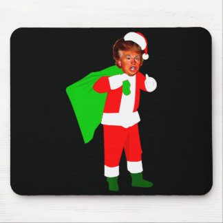 Santa Claus Donald Trump Funny Christma Ugly Xmas  Mouse Pad