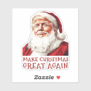 Santa Claus Donald Trump Make Xmas Great Again