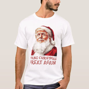 Santa Claus Donald Trump Make Xmas Great Again T-Shirt