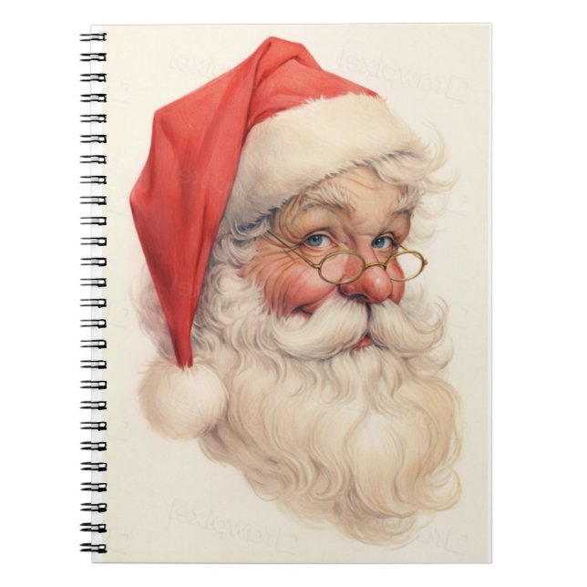 Santa Claus drawing  Notebook (Front)