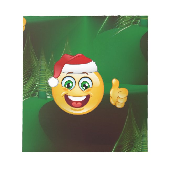 santa claus emojis notepad (Front)