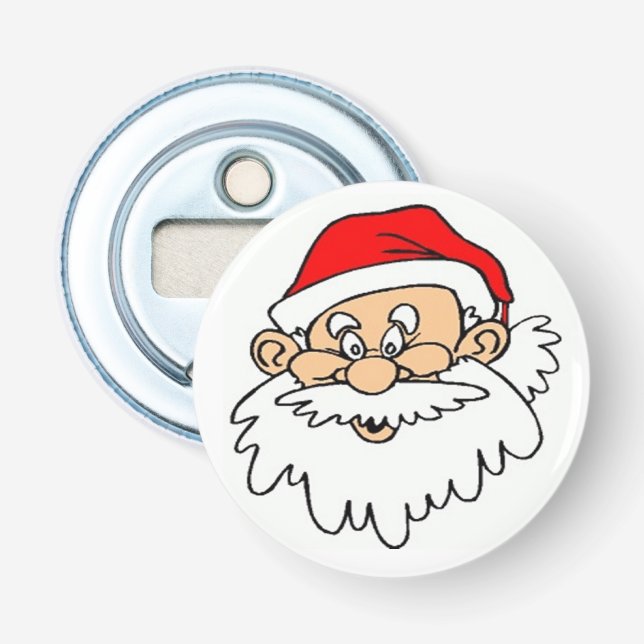 SANTA CLAUS FACE BOTTLE OPENER (Front)