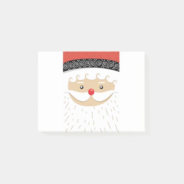santa claus face post-it notes (Front)