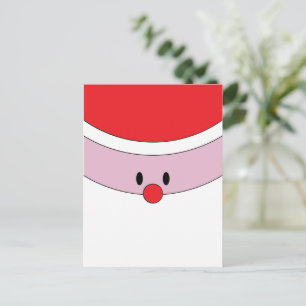 Santa Claus Face Postcard