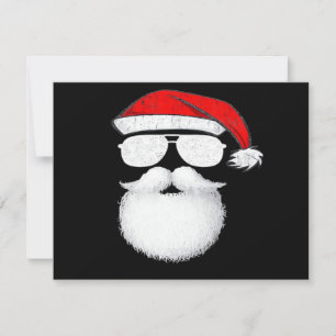 Santa Claus Face Sunglasses With Hat Beard Christm Save The Date