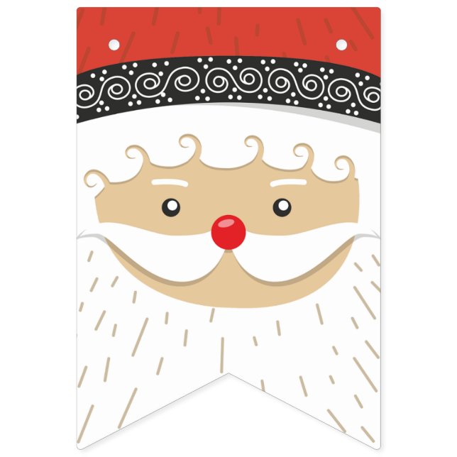 Santa Claus/Father Christmas Bunting (First Flag)