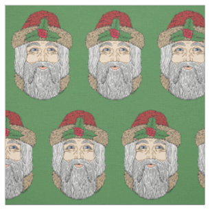 Santa Claus/Father Christmas Fabric