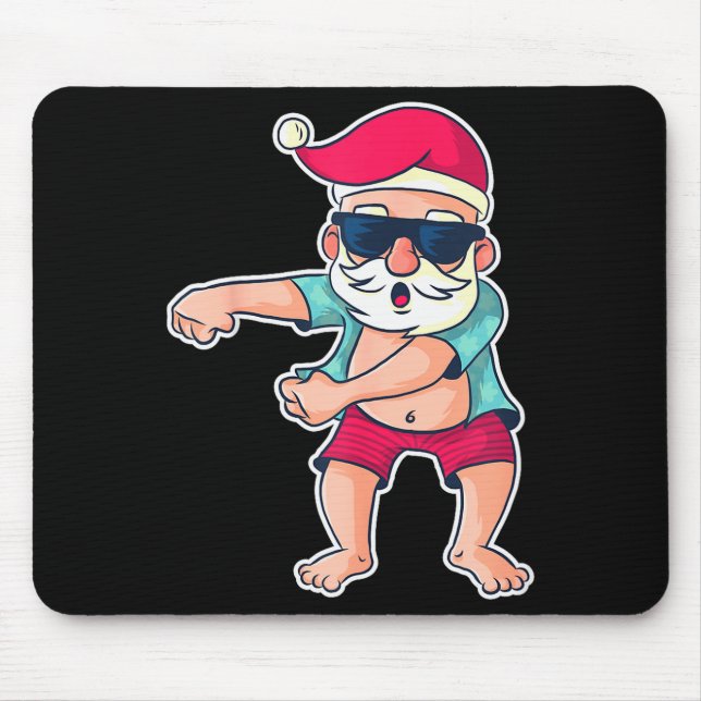 Santa Claus Floss Dance Christmas X-mas Gift  Mouse Pad (Front)