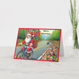 Santa Claus Folded Holiday Card