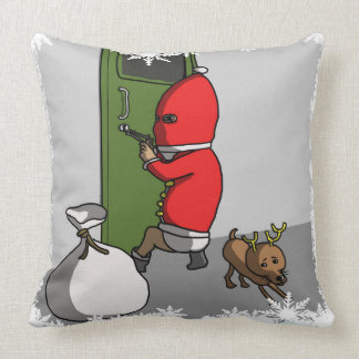 Santa Claus forgot to put on his pants(ズボンを忘れたサンタ) Cushion