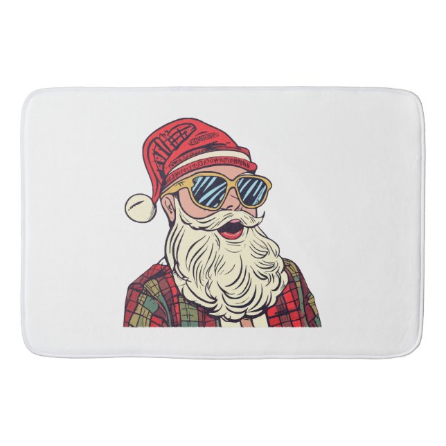 Santa Claus - Funny Bath Mat (Front)