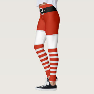 Santa Claus Funny Christmas Leggings