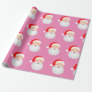 Santa Claus Funny Merry Christmas Wrapping Paper