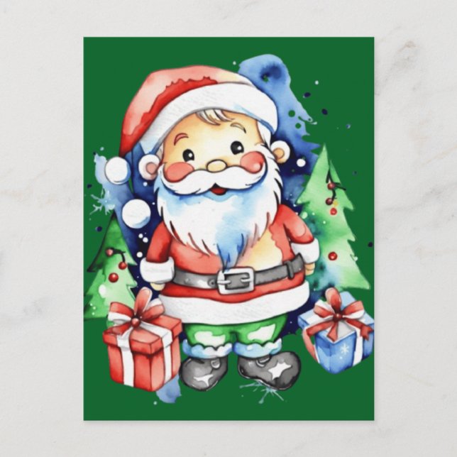 Santa Claus gift ideas  Postcard (Front)