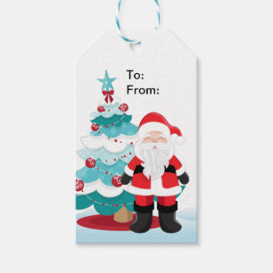 Santa Claus Gift Tags