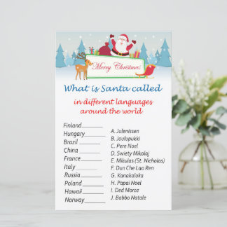 Santa claus gifts christmas around the world game
