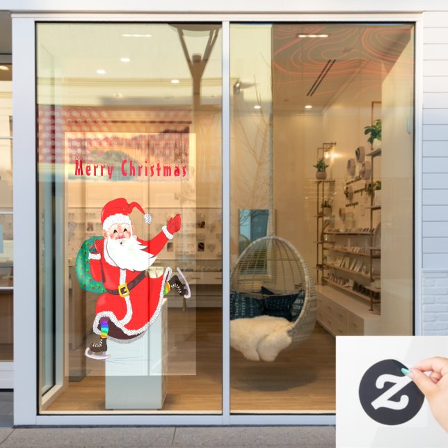 Santa Claus - Gifts for Everyone - Merry Christmas (Store Window)