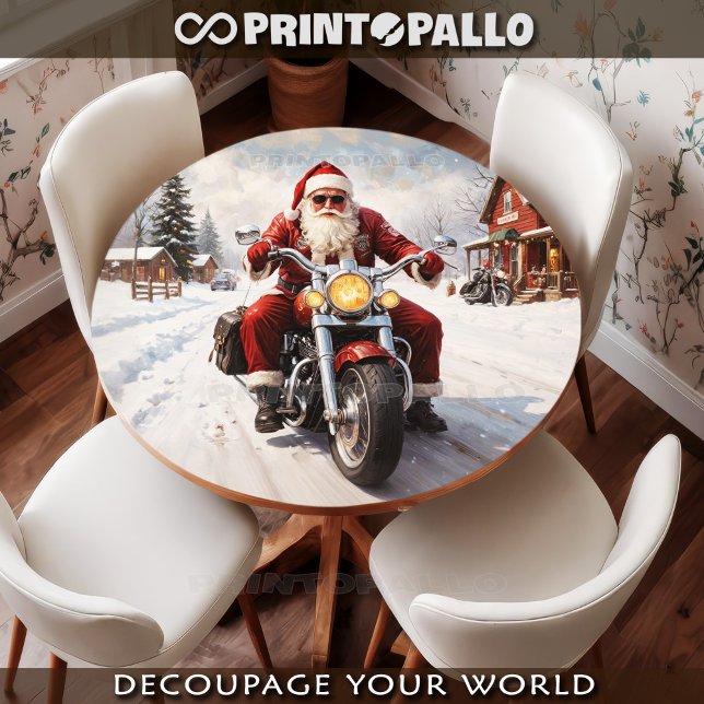 Santa Claus goes on vacation after Christmas rush  Tissue Paper (Creator Uploaded)