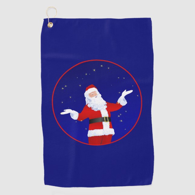 Santa Claus Golf Towel (Front)