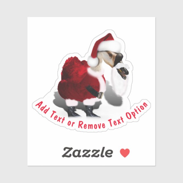 Santa Claus Goose Christmas (Sheet)