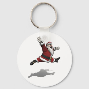 Santa Claus Grand Jete Key Ring