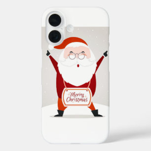Santa Claus Greeting iPhone 16 Case