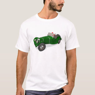 Santa Claus Happy Jaguar SS 90 Driver T-Shirt