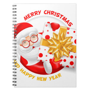 Santa Claus happy new year Notebook