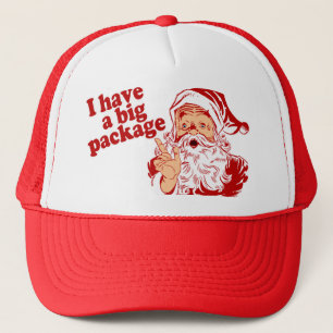 Santa Claus has a big package Trucker Hat