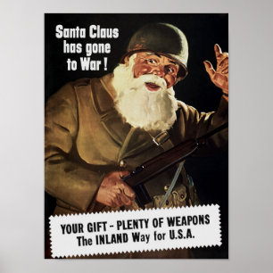 Santa Claus has gone to War - WW2 - 1942 Poster