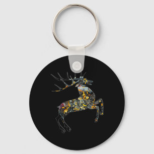 Santa Claus Has Many Reindeer - Sweet Reindeer Key Ring
