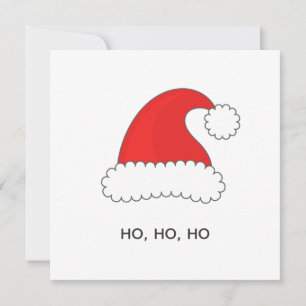 Santa Claus hat Holiday Card