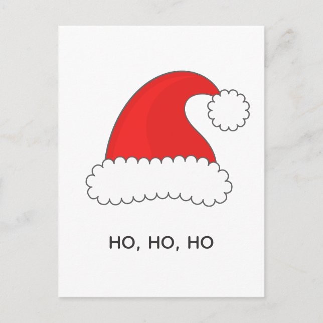 Santa Claus hat Postcard (Front)