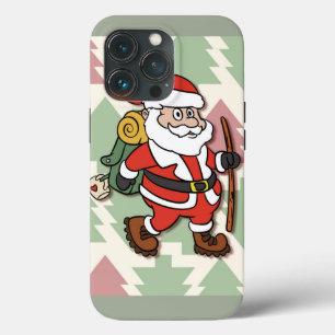 Santa Claus hiker iPhone 13 Pro Case