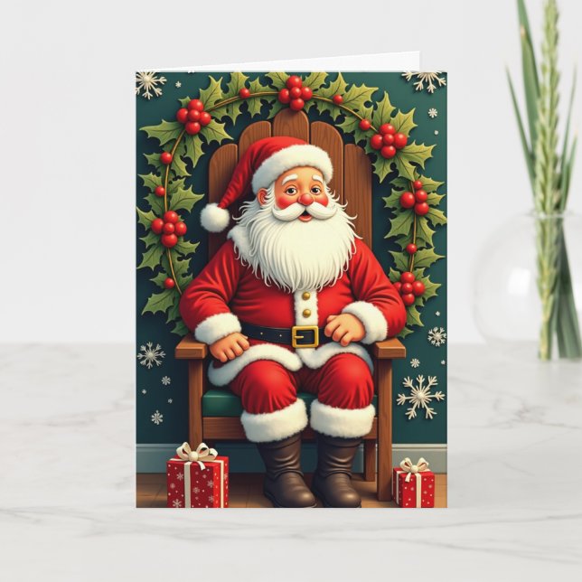 Santa Claus Holiday Card (Front)