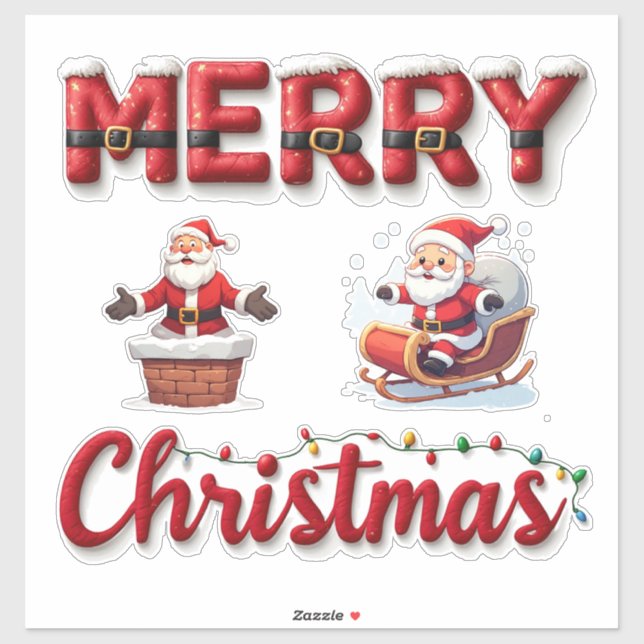 🎅 Santa Claus Holiday Cheer 🎁 (Sheet)
