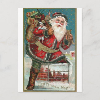Santa Claus Holiday Postcard