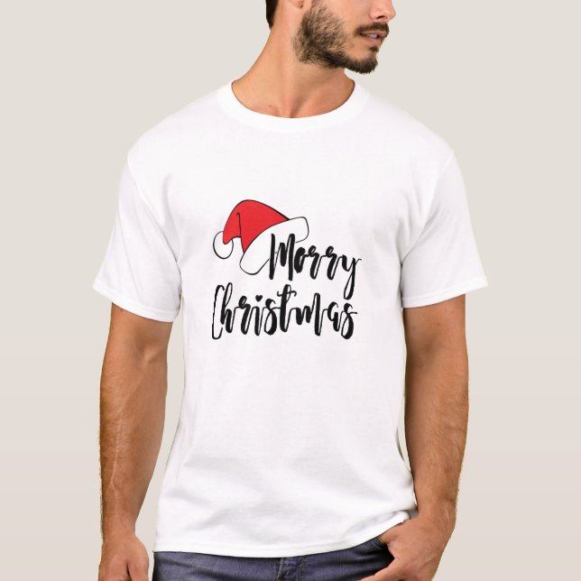 Santa Claus Holidays Gifts New Year Christmas T-Shirt (Front)