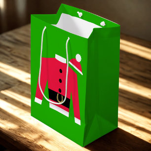 Santa Claus Horse Racing Jockey Silks Medium Gift Bag