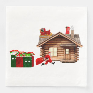 Santa Claus Hustle Dinner Napkins