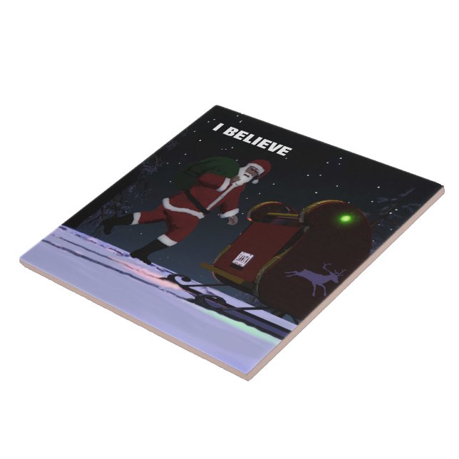 Santa Claus - I Believe Tile (Side)