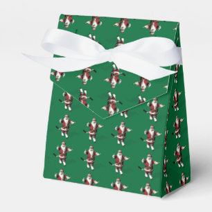 Santa Claus Ice Hockey Favour Box