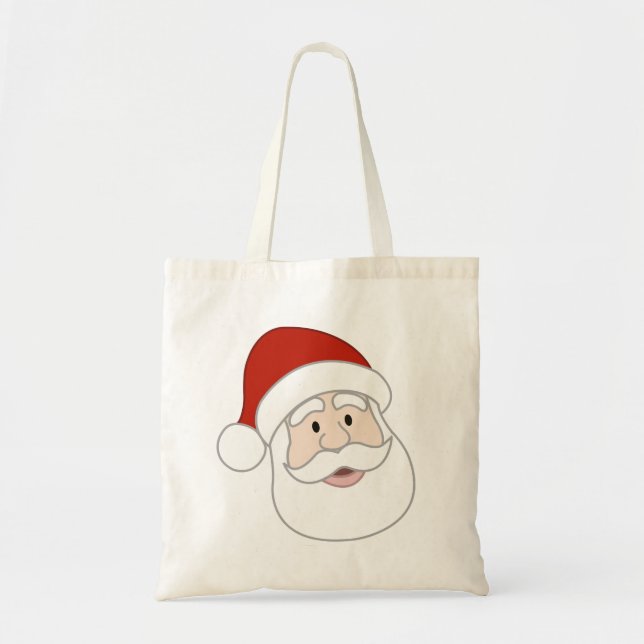 Santa Claus Illustration Tote Bag (Front)