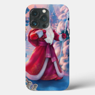 Santa Claus in forest iPhone 13 Pro Case