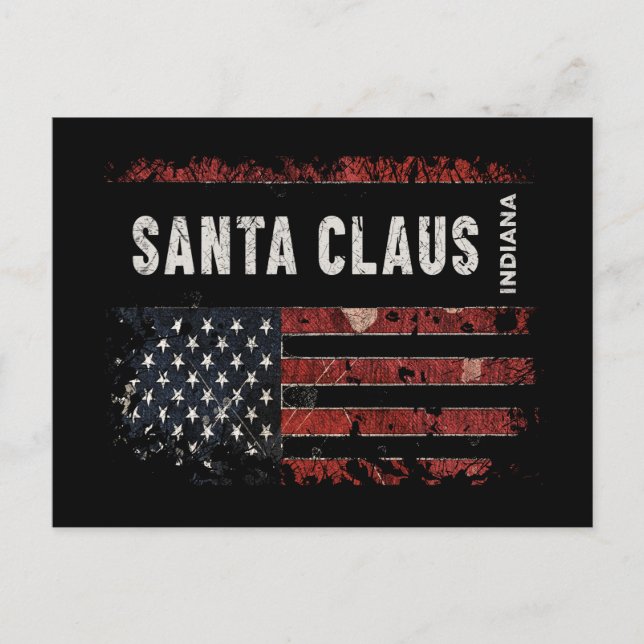 Santa Claus Indiana Postcard (Front)